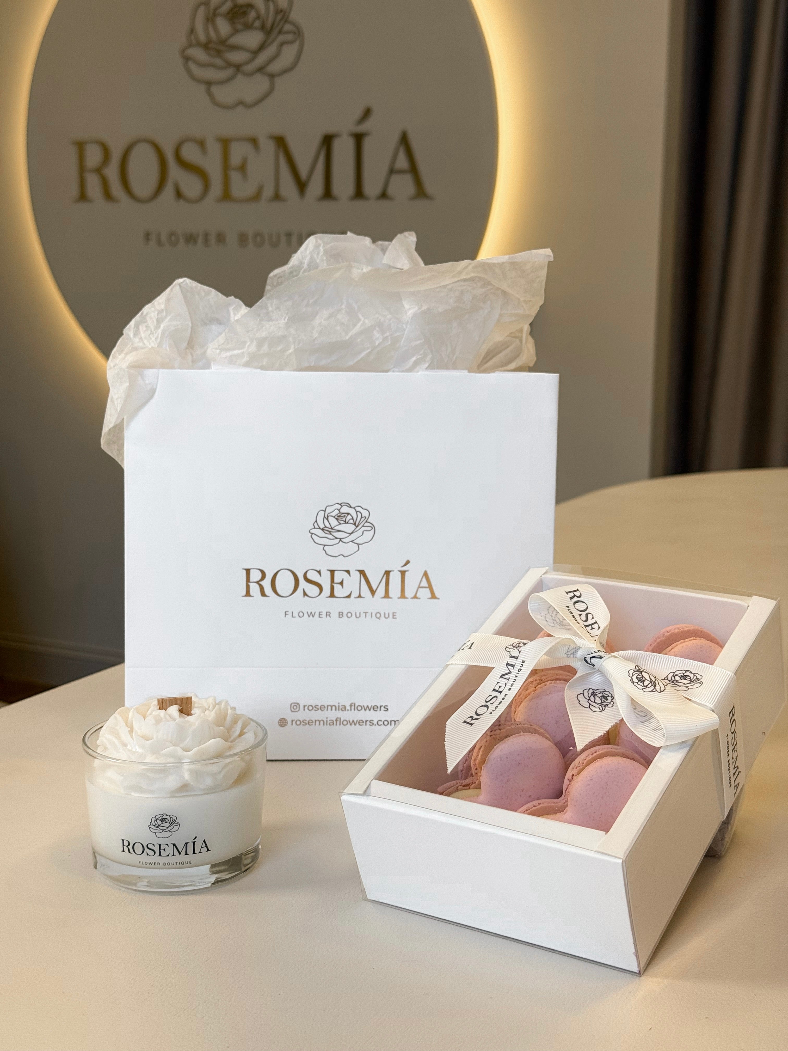 SET – CANDLE & MACARONS