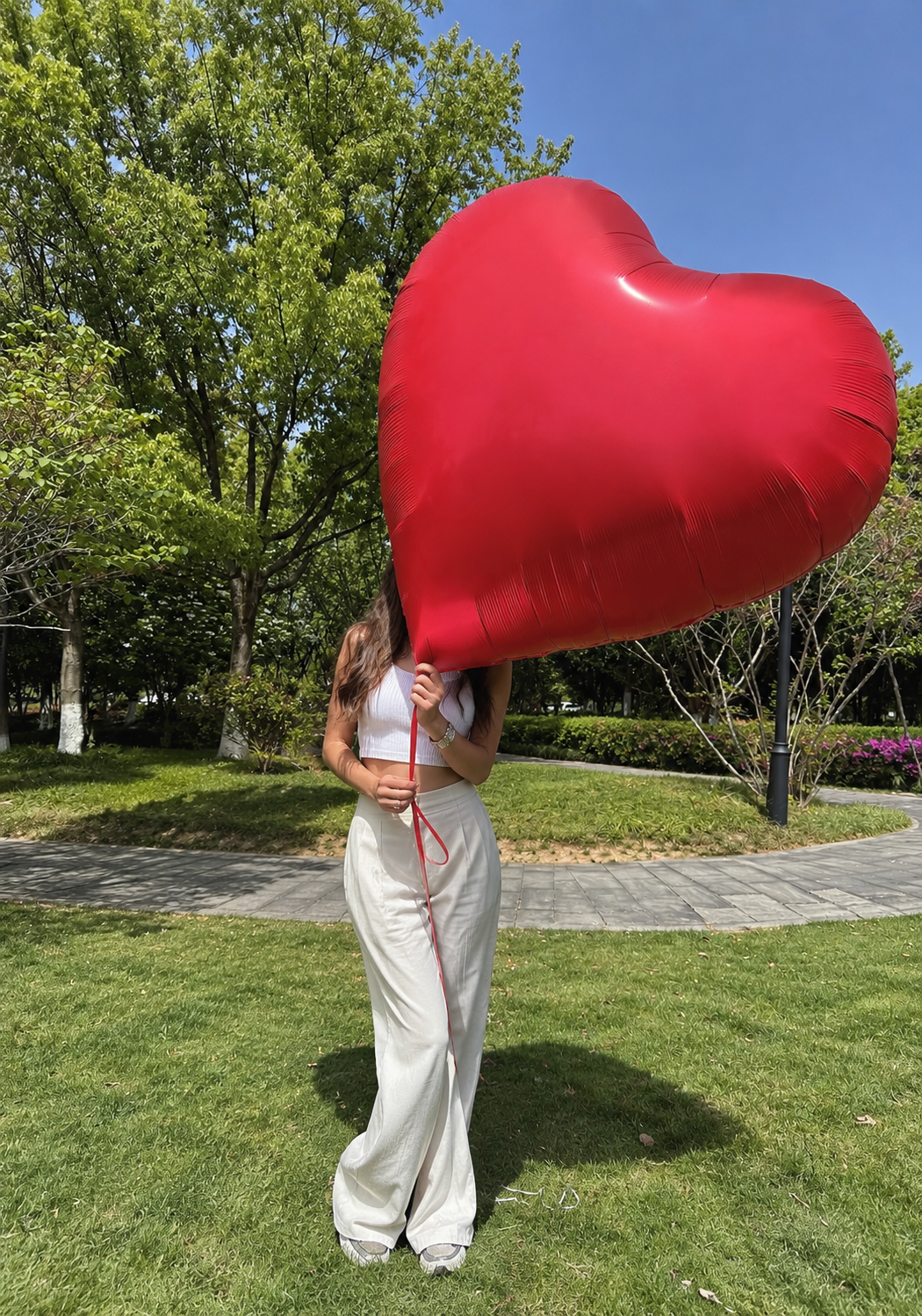 Giant Red Heart Balloon – 68"