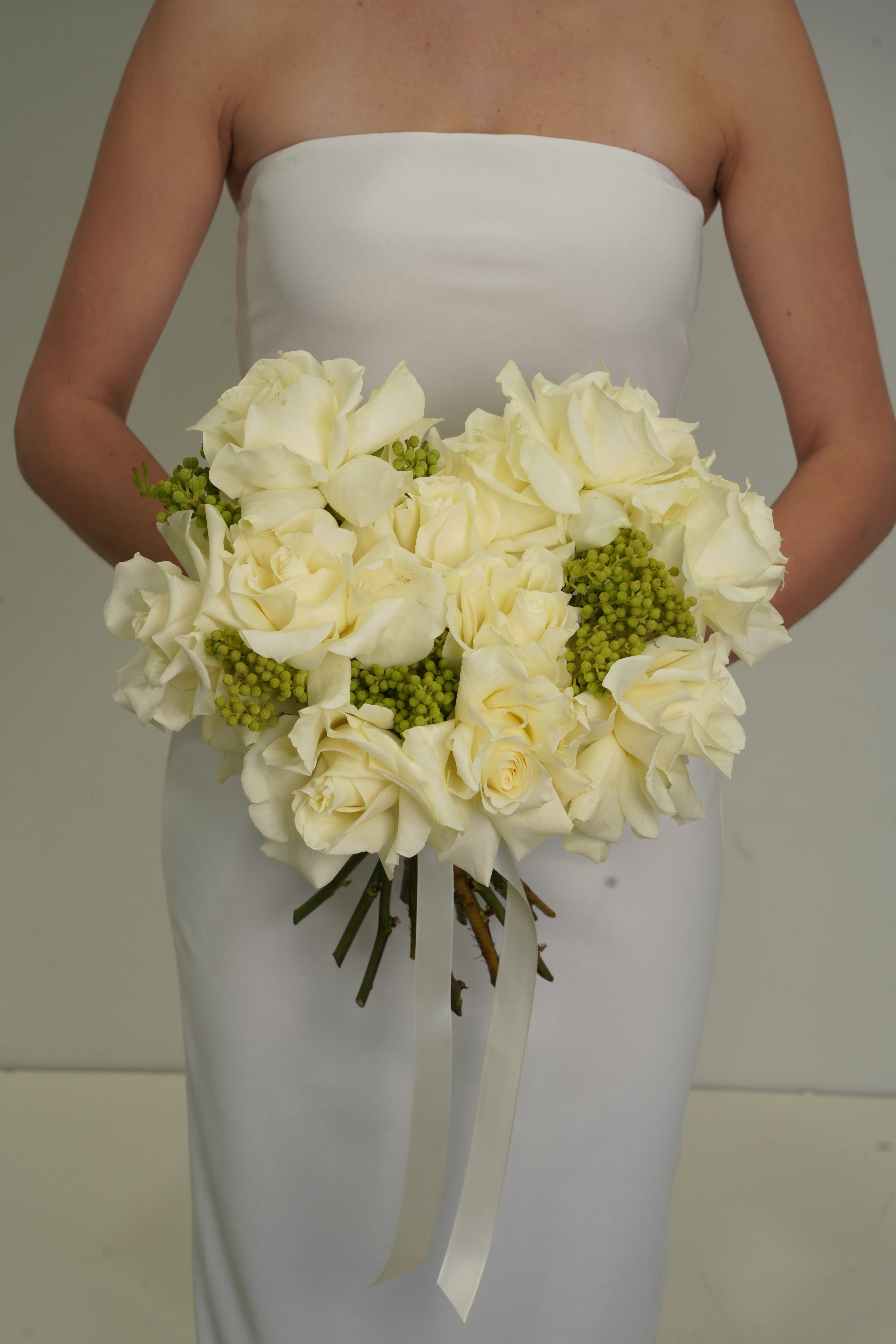 Ramo de Novia - Rosas Marfil