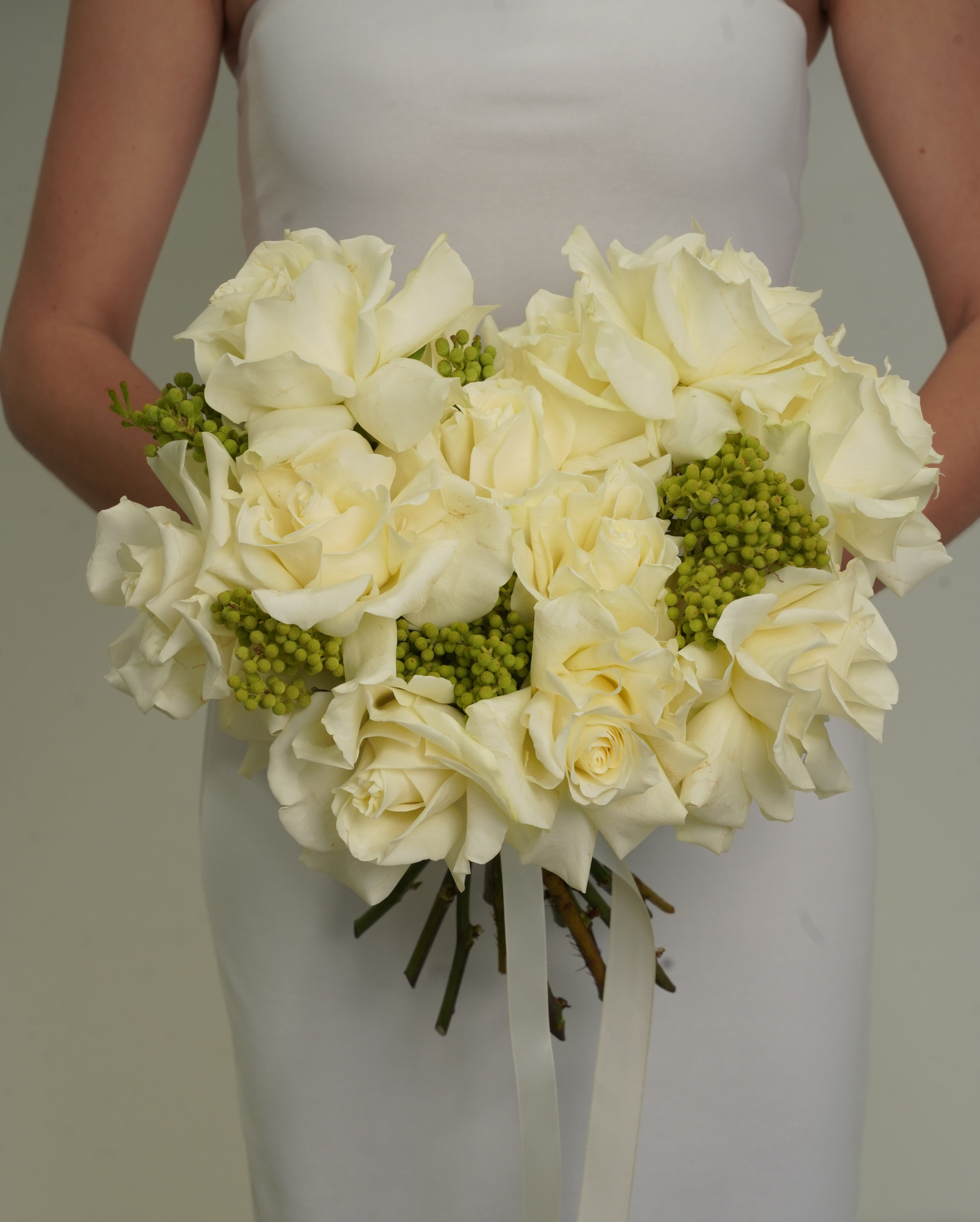 Ramo de Novia - Rosas Marfil