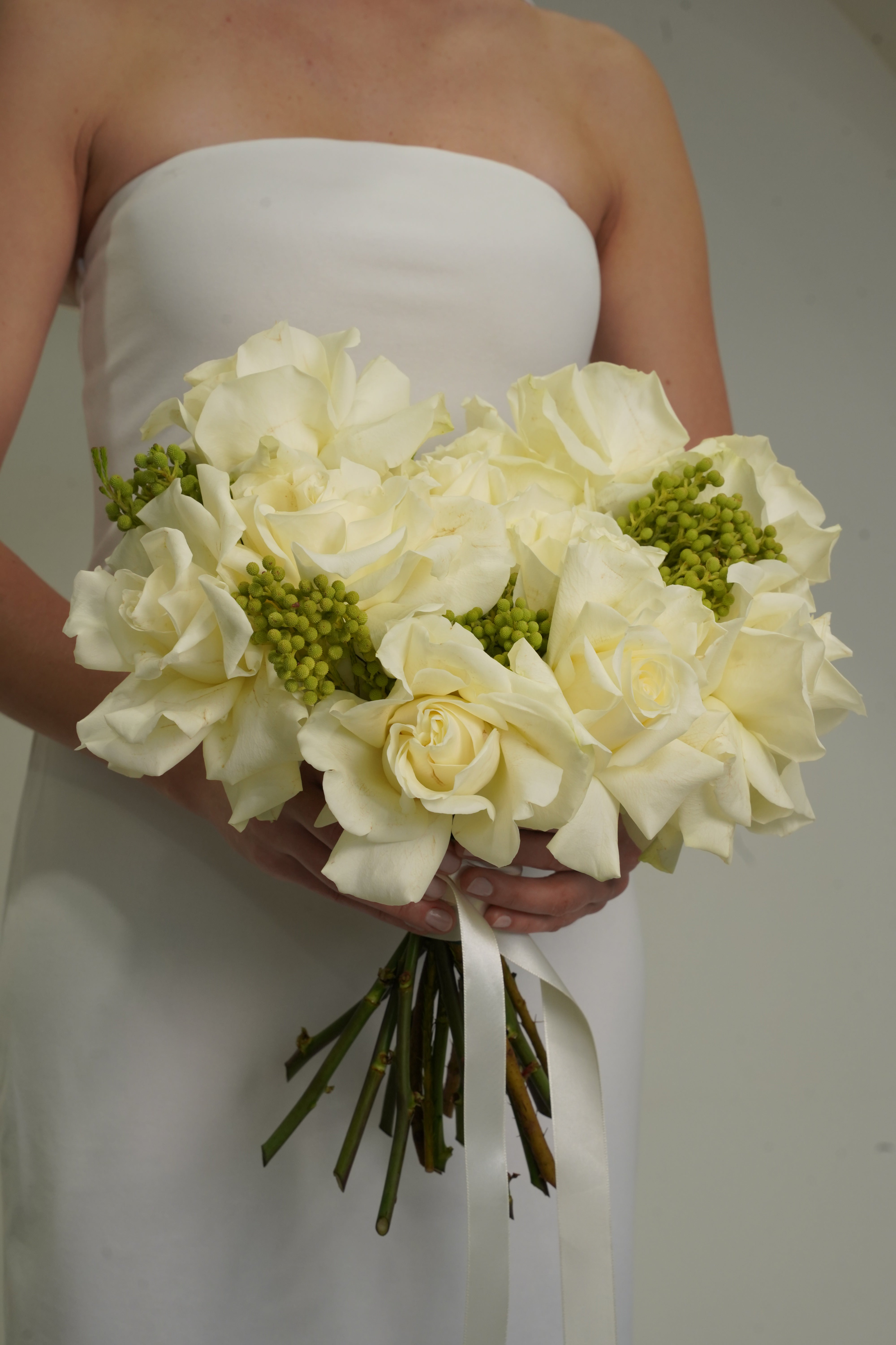 Ramo de Novia - Rosas Marfil