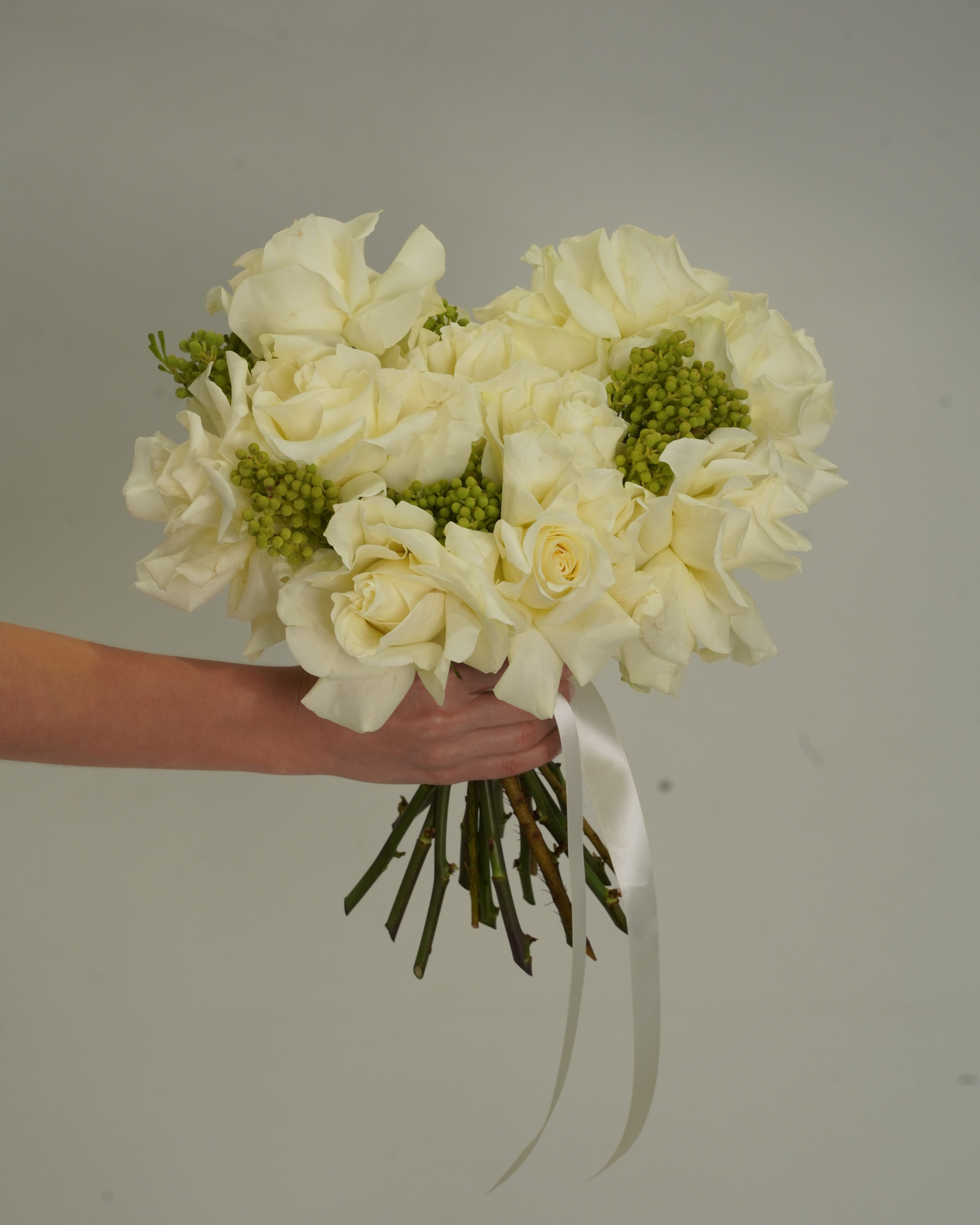 Ramo de Novia - Rosas Marfil