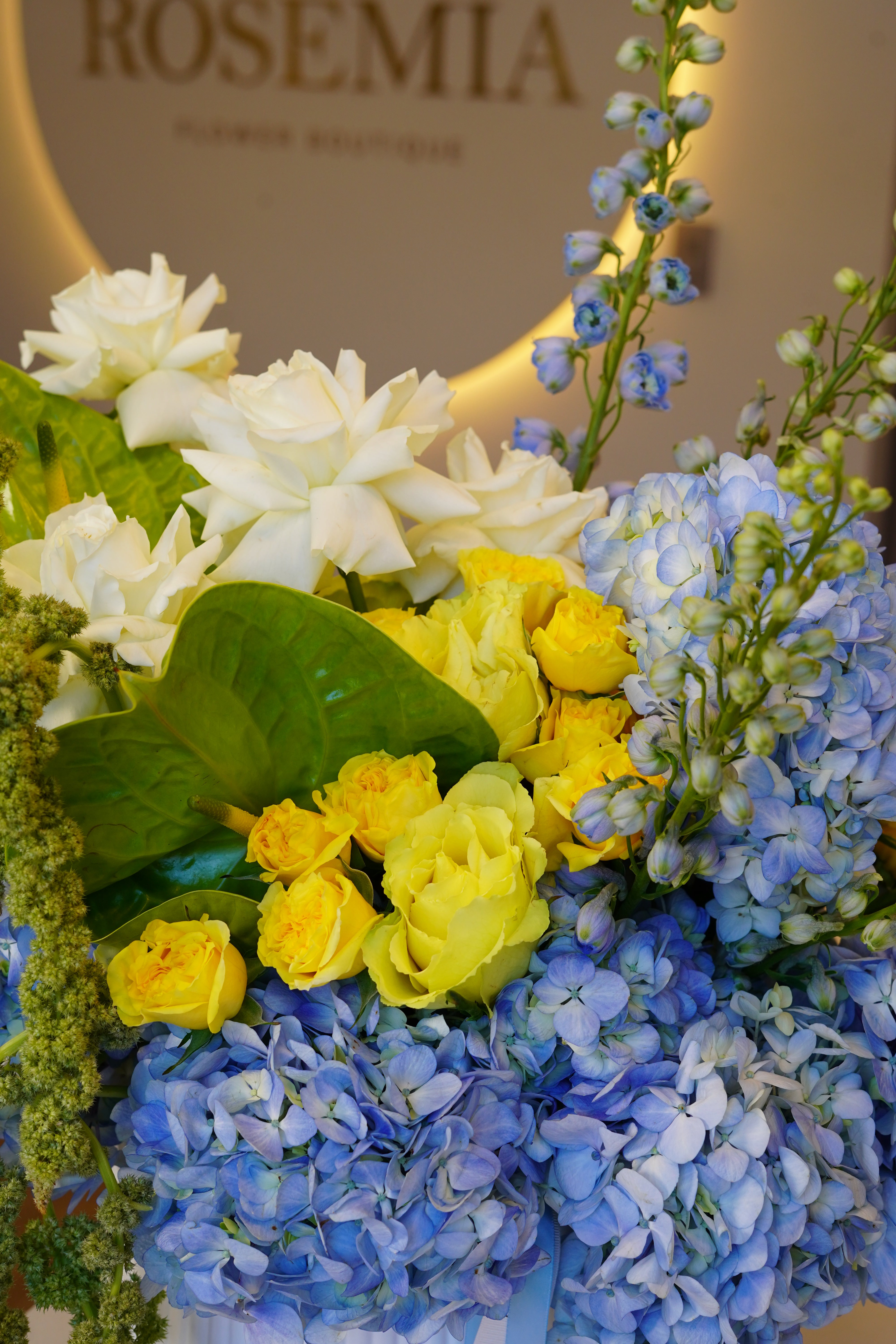 Vase Arrangement - Blue Garden