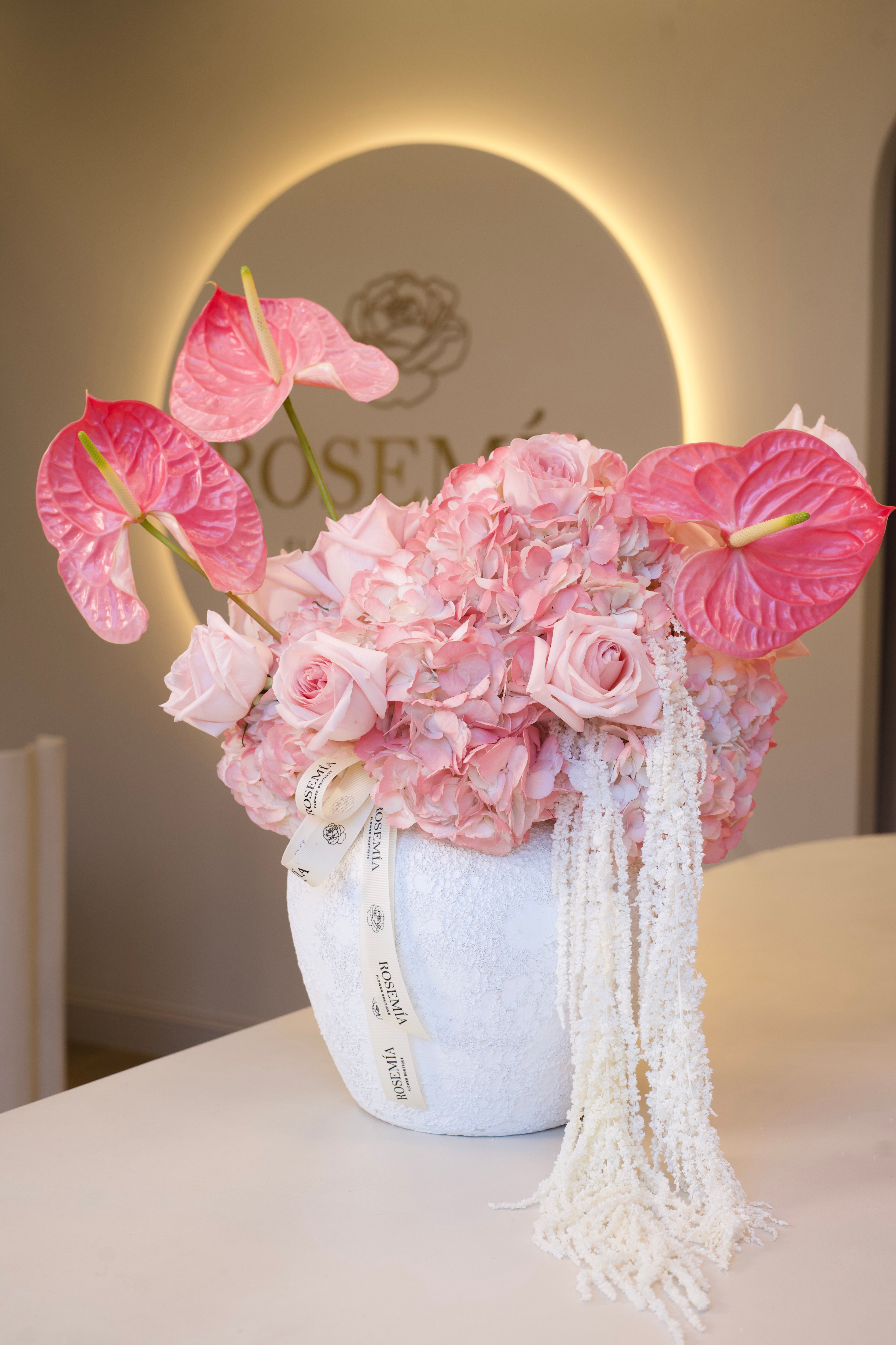 Vase Arrangement - Blush Garden