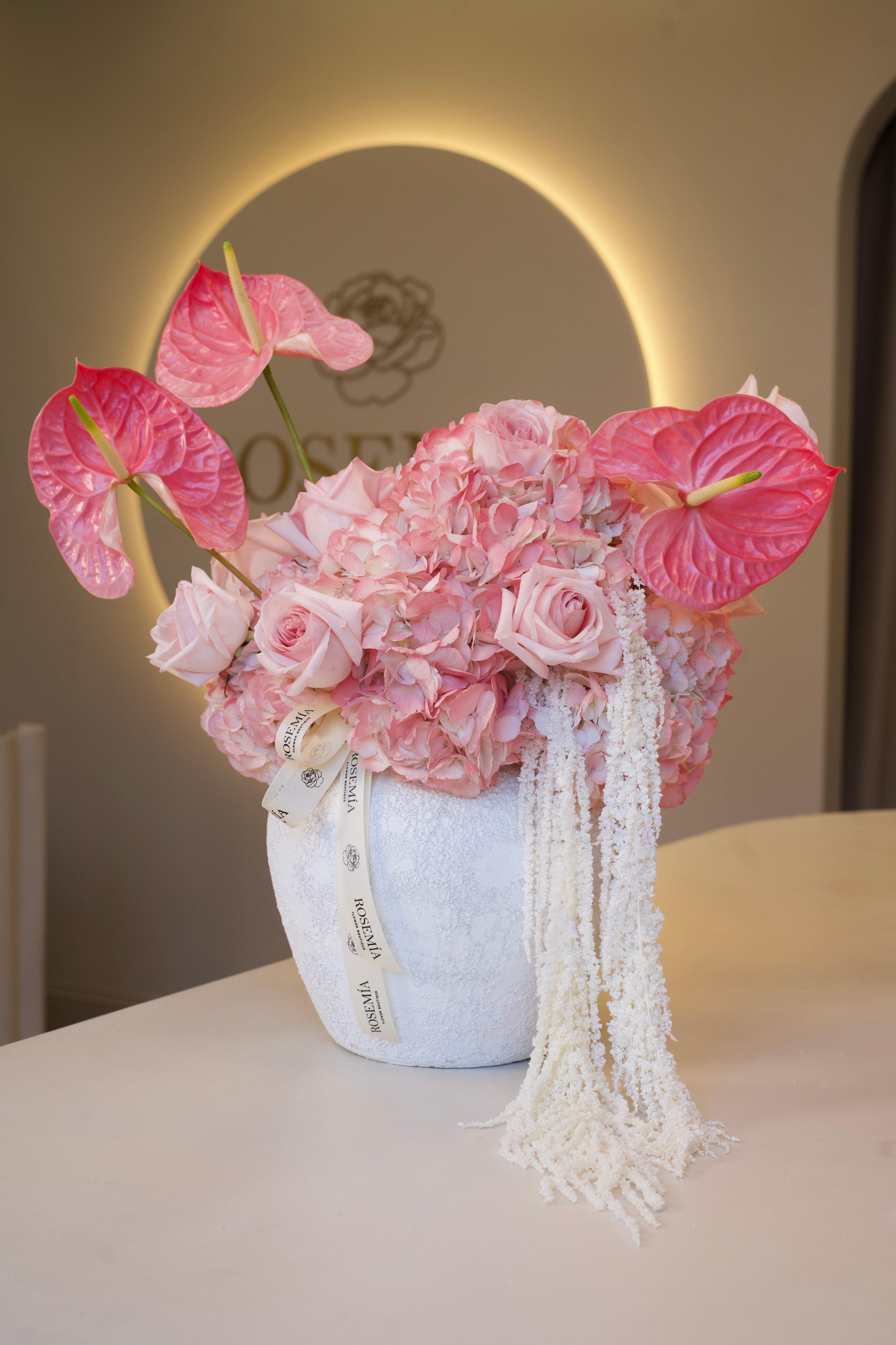 Vase Arrangement - Blush Garden
