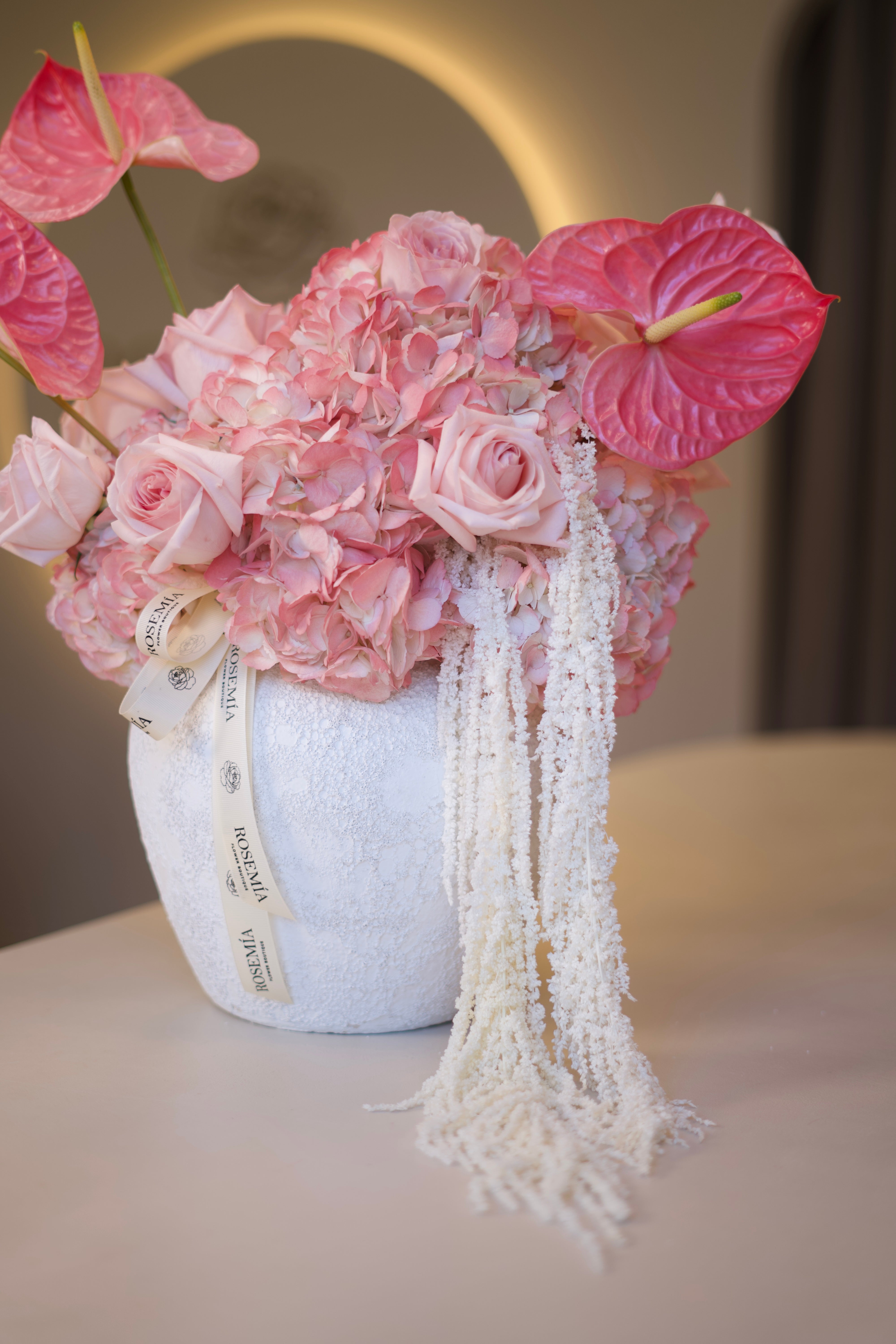 Vase Arrangement - Blush Garden
