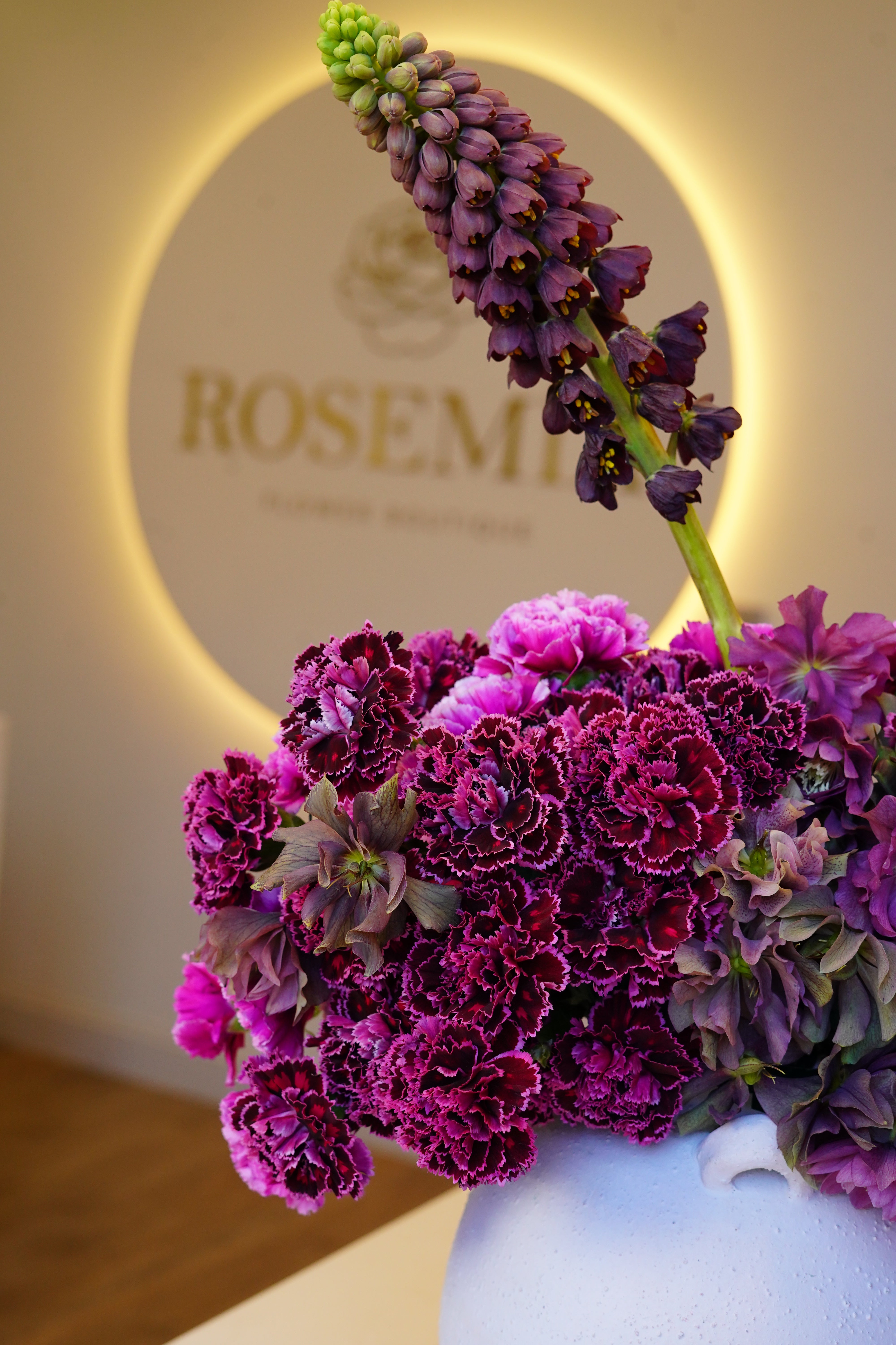 Vase Arrangement - Midnight Bloom