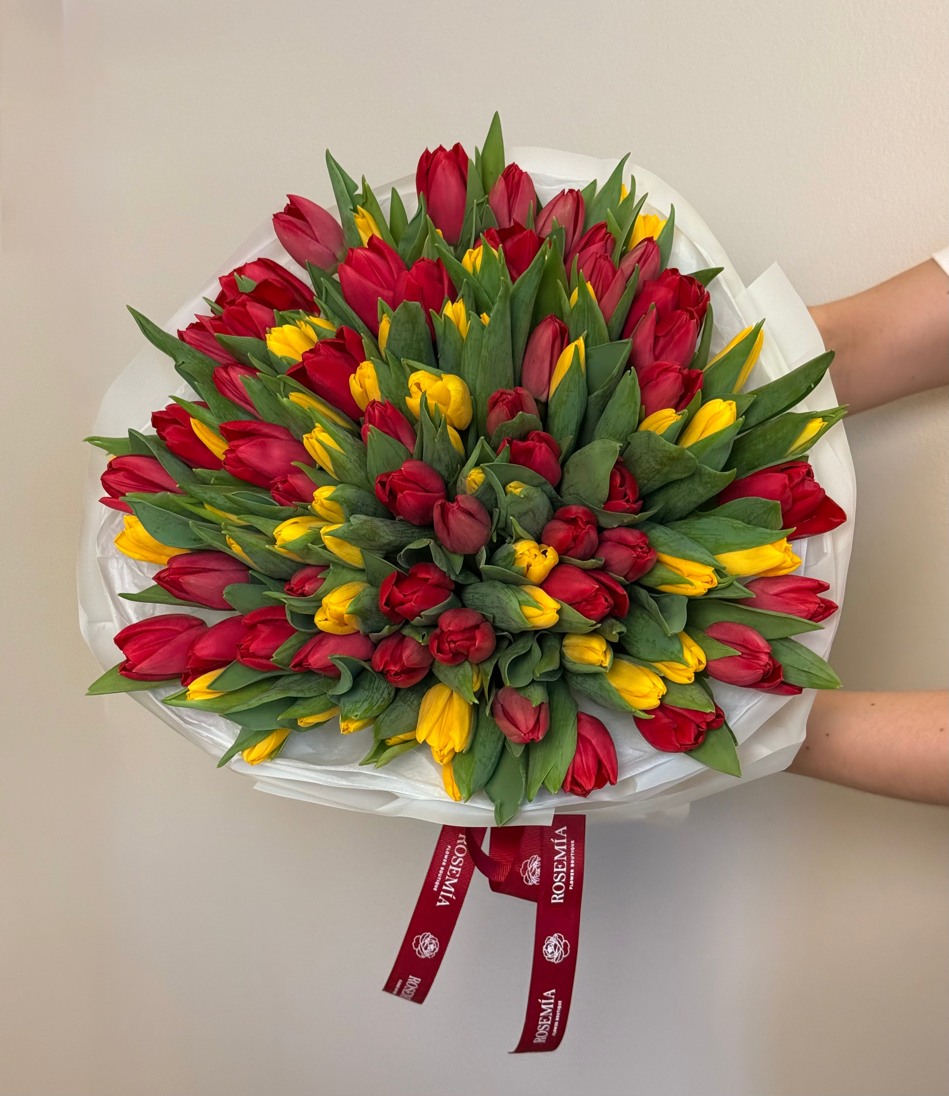 No.189 RED & YELLOW TULIPS