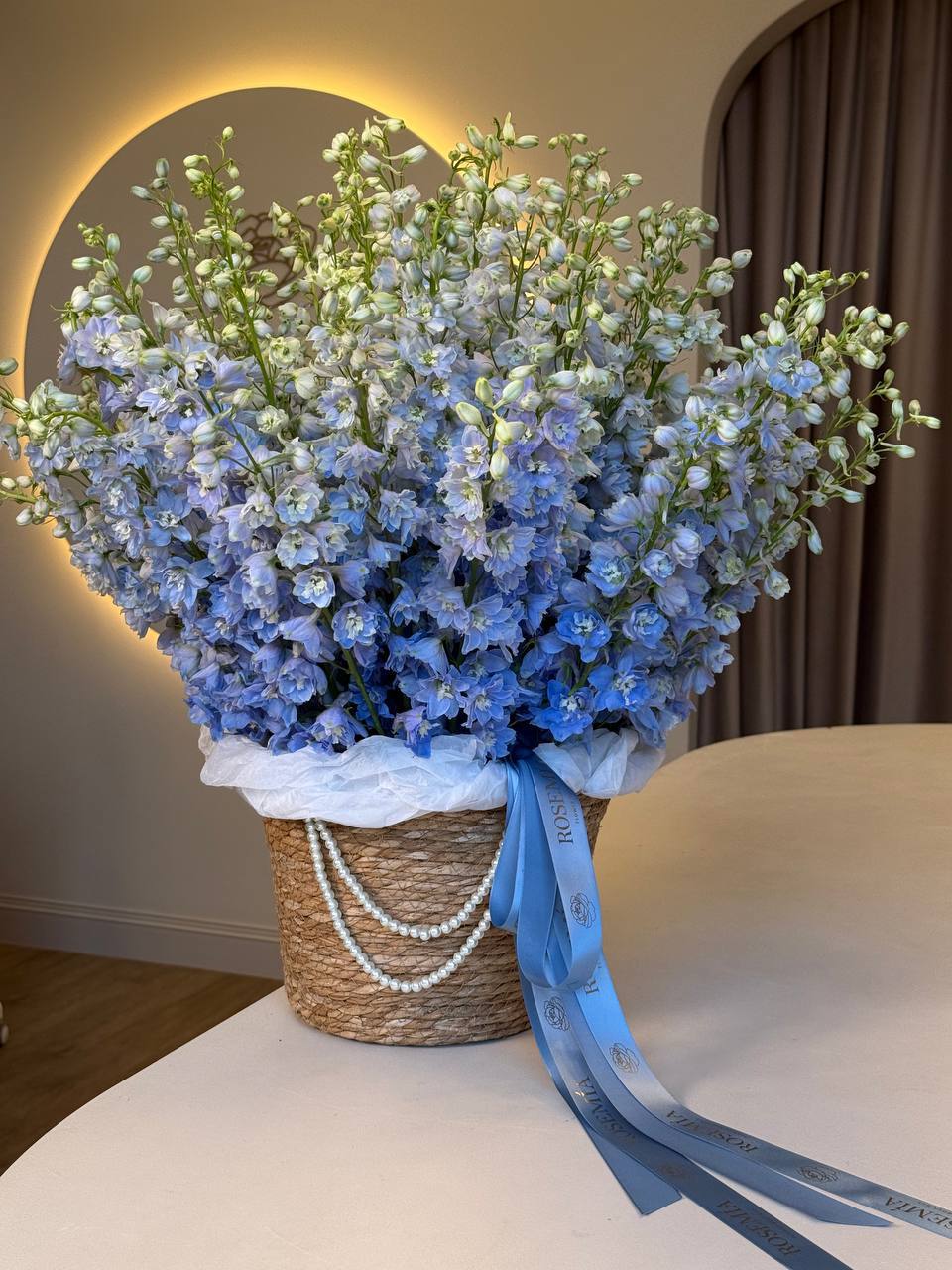 No.214 DELPHINIUM BASKET