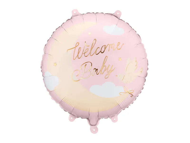 Welcome Baby Balloon – Pink