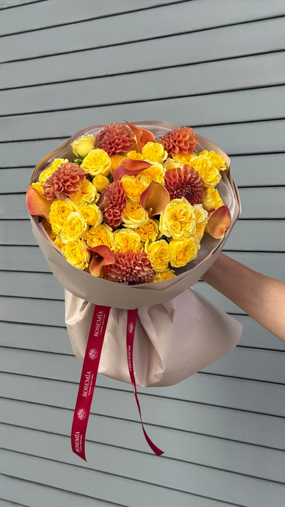 No.41 APRICOT CHARM - spray roses