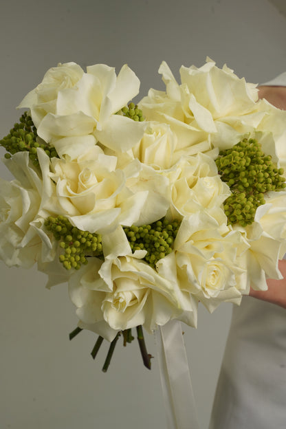 Ramo de Novia - Rosas Marfil