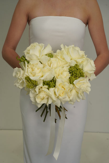 Ramo de Novia - Rosas Marfil