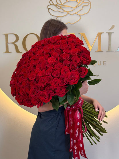 Red Roses By Rosemia