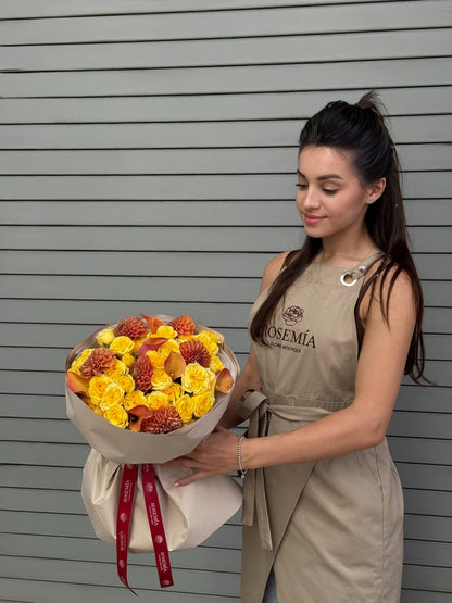 No.41 APRICOT CHARM - spray roses