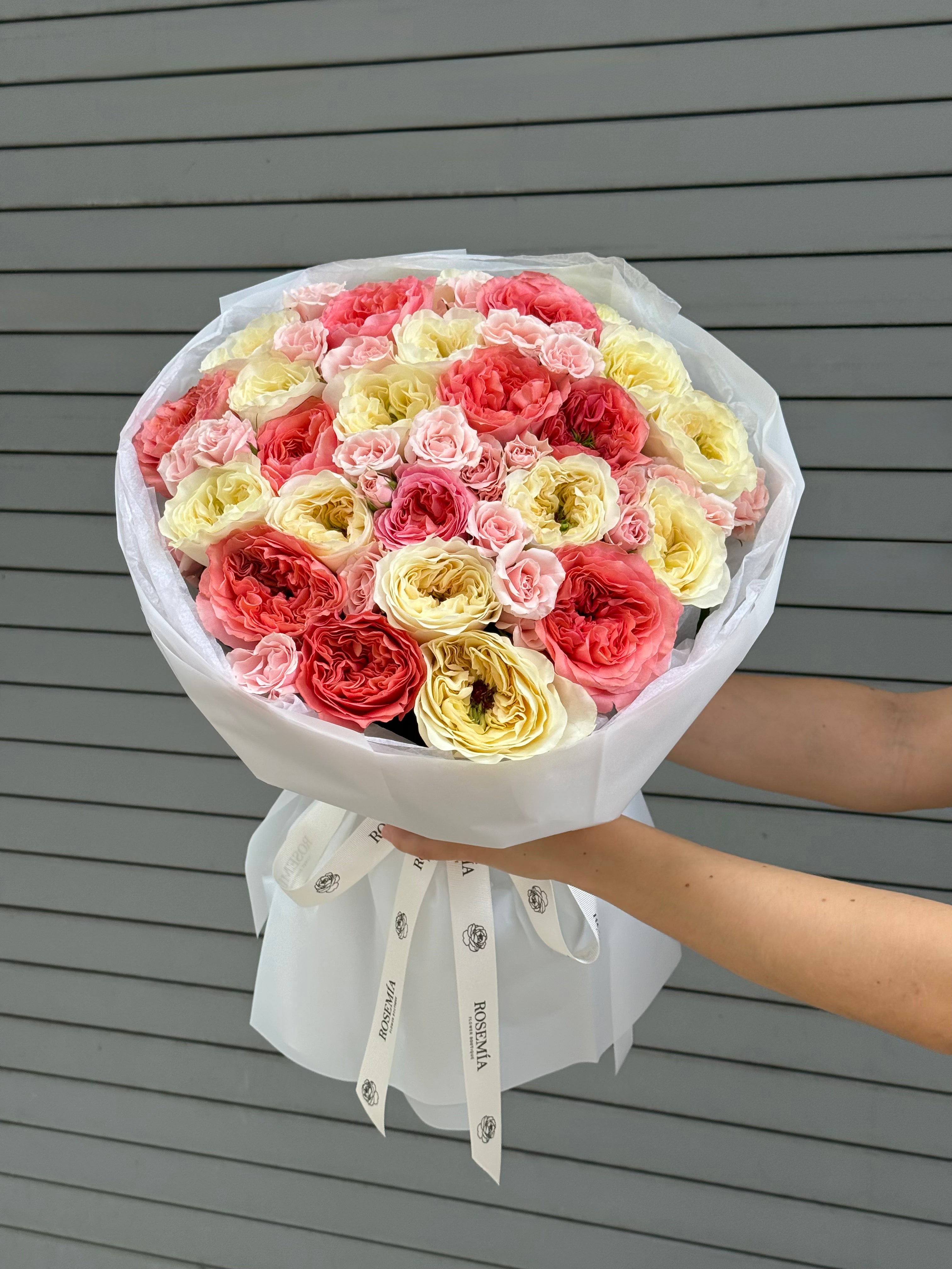 No.27 COMPLIMENT - garden roses, spray roses