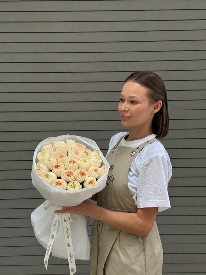 No.245 CREAM BRULEE - garden roses