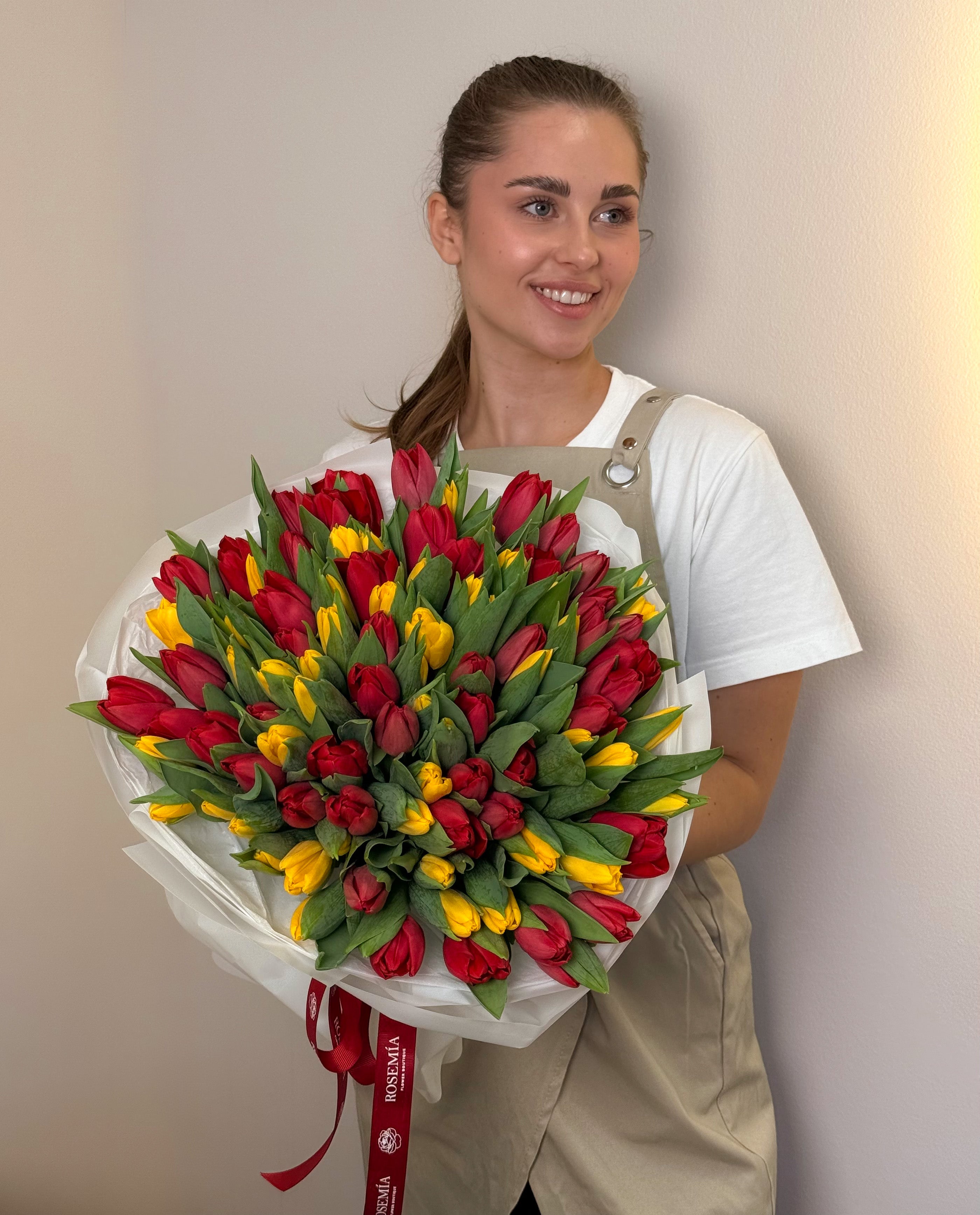 No.189 RED & YELLOW TULIPS