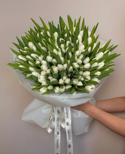 No.190 WHITE TULIPS