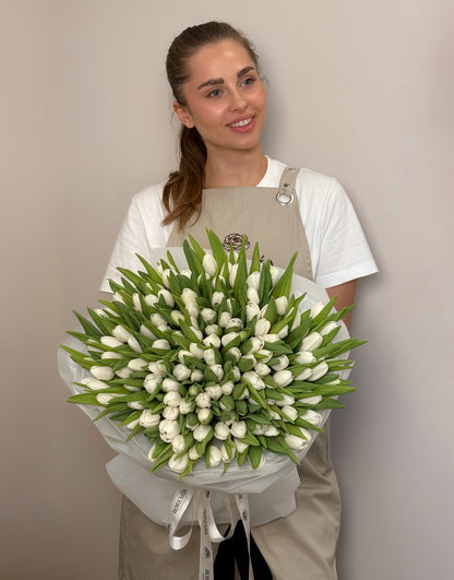 No.190 WHITE TULIPS