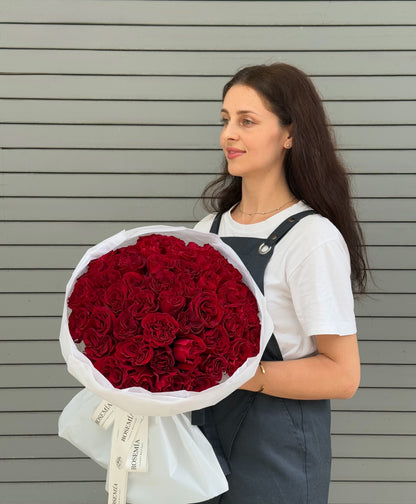 No.49 RED HEARTS - roses
