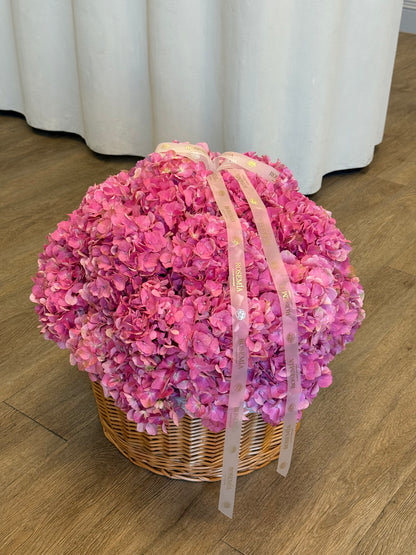 N.º 184 CESTA DE HORTENSIAS