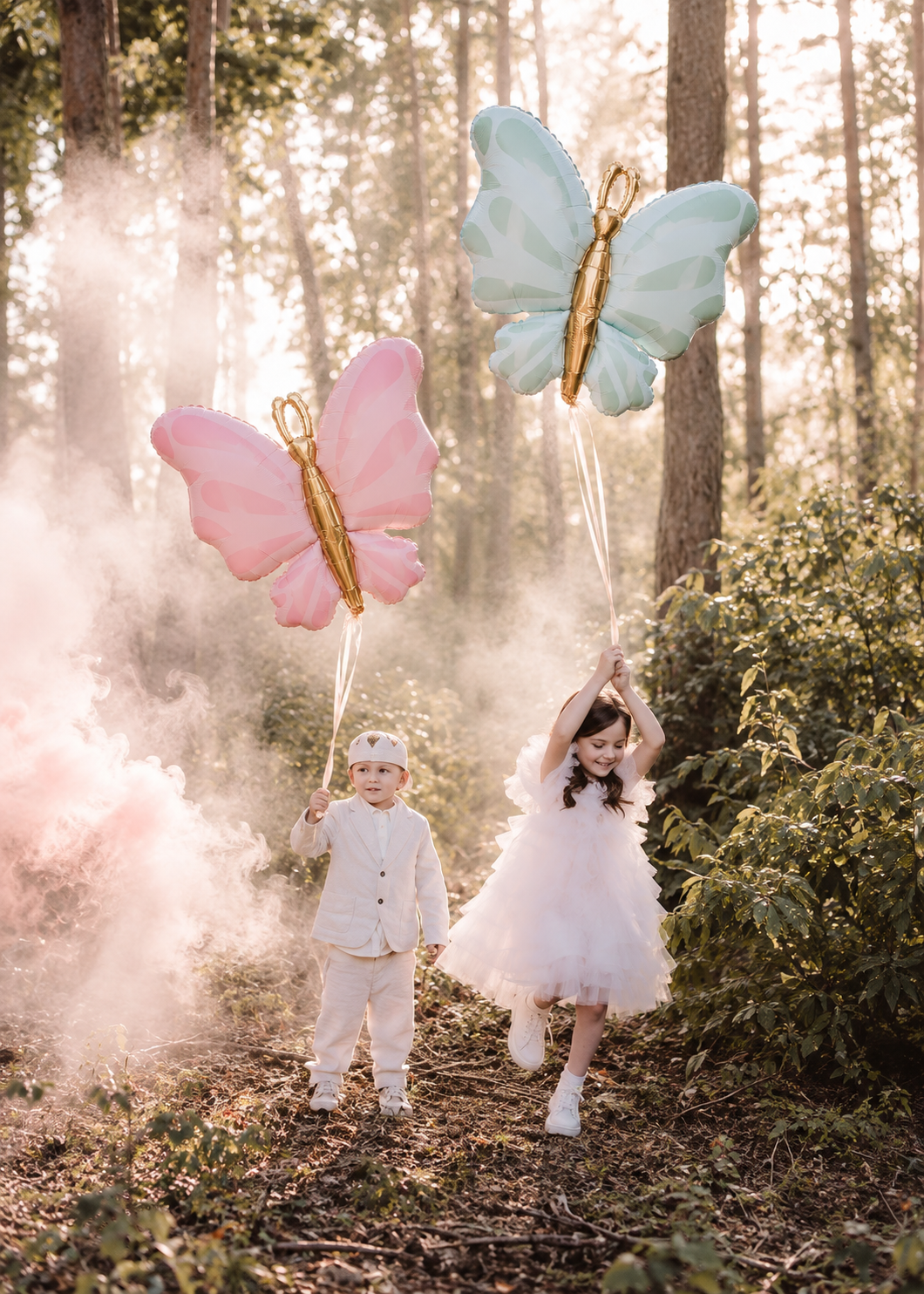 Golden Butterfly Balloon