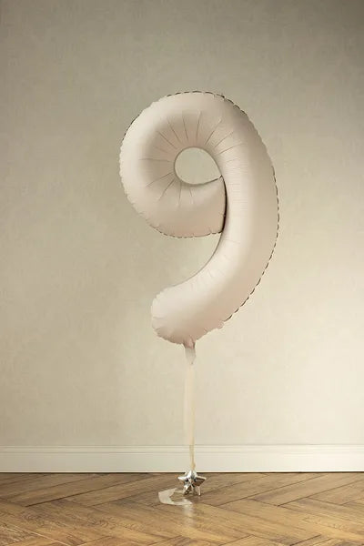 Number Balloon – Ivory