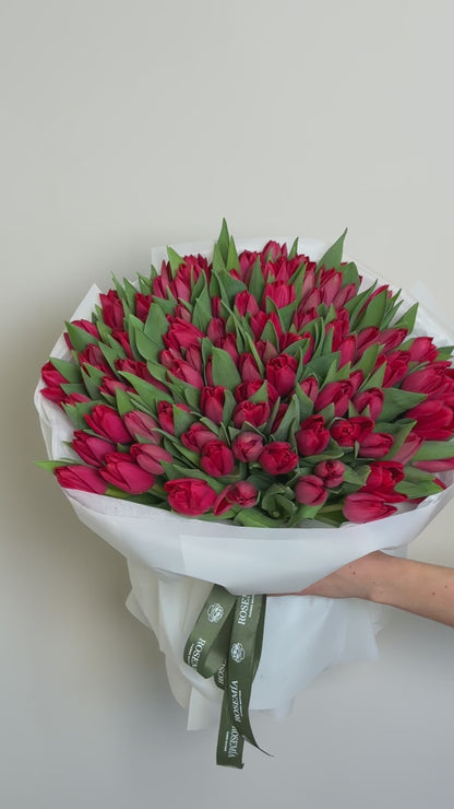 No.188 RED TULIPS
