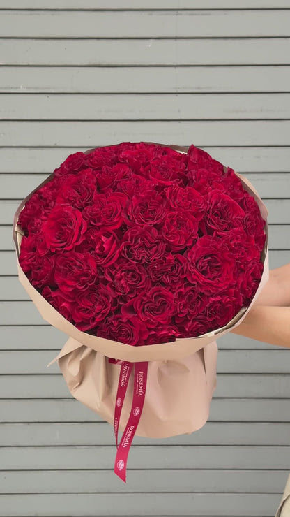 No.49 RED HEARTS - garden roses