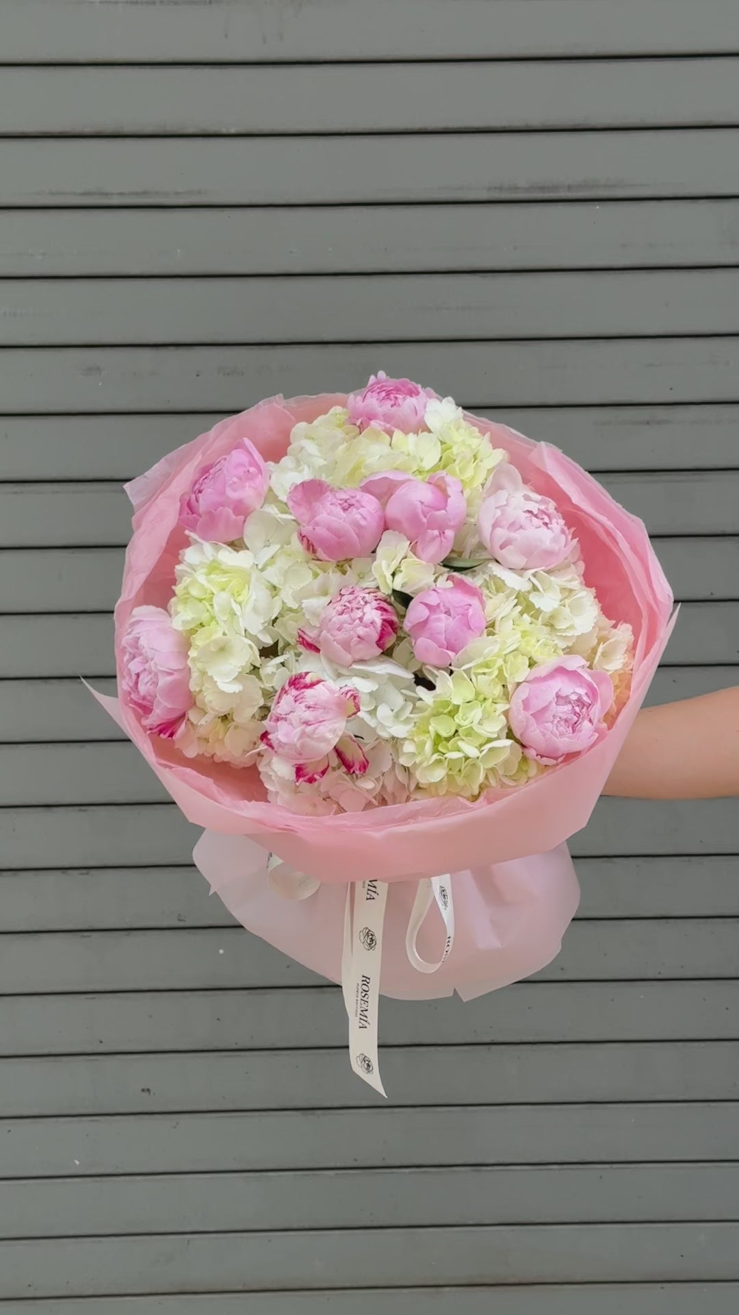 No.39 PEONY SERENADE - hydrangeas, peonies