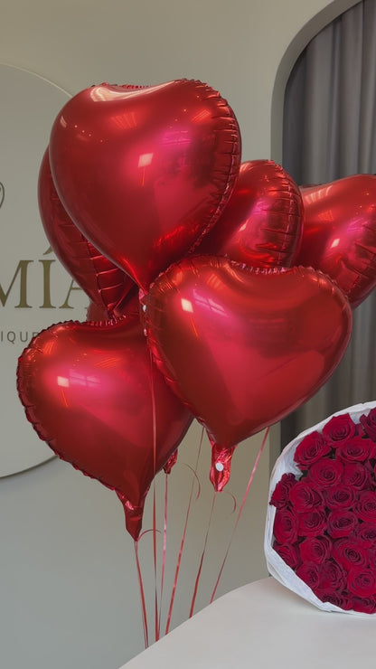 50 ROSES & BALLOONS