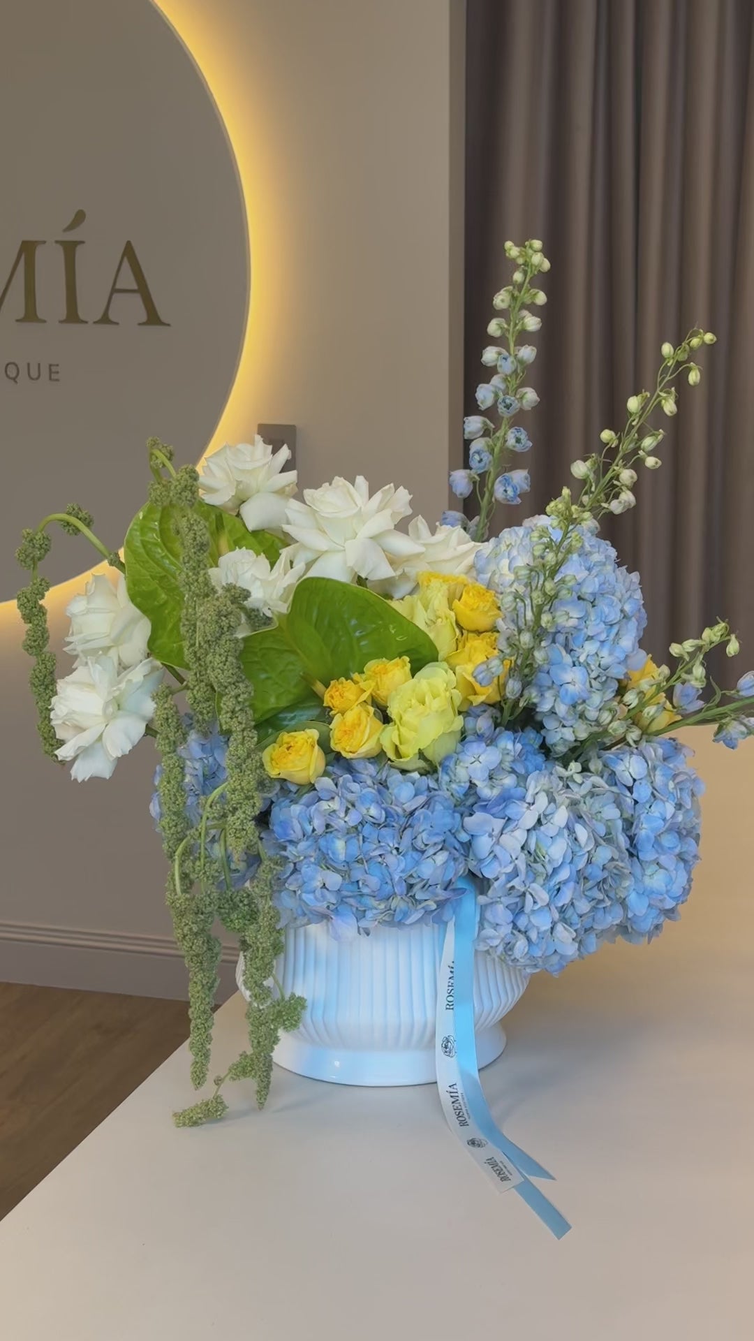 Vase Arrangement - Blue Garden