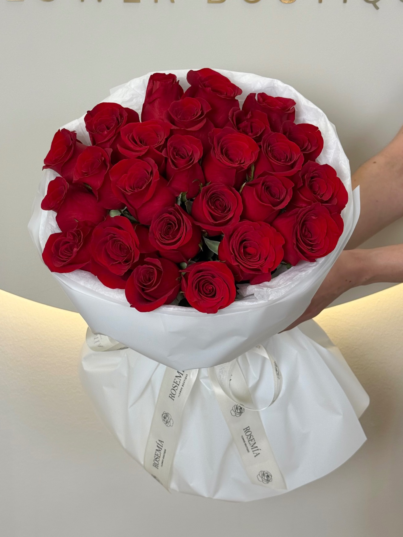 Red Roses By Rosemia